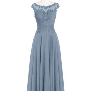 Azazie Mina Dusty Blue "Mother of Bride" Dress NWT